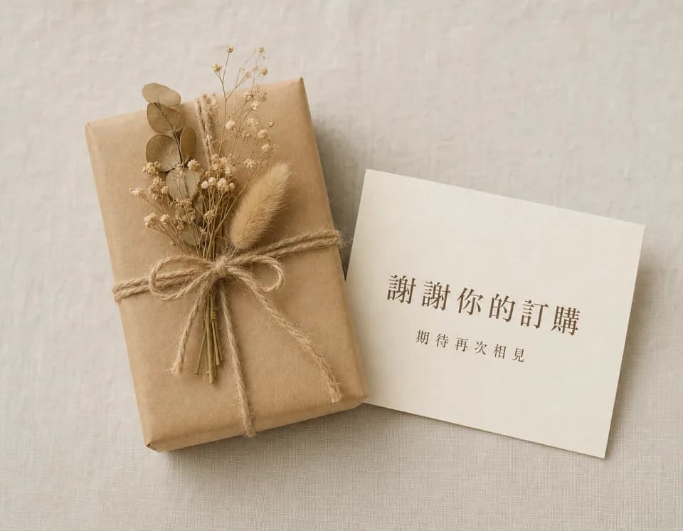 品牌感謝卡