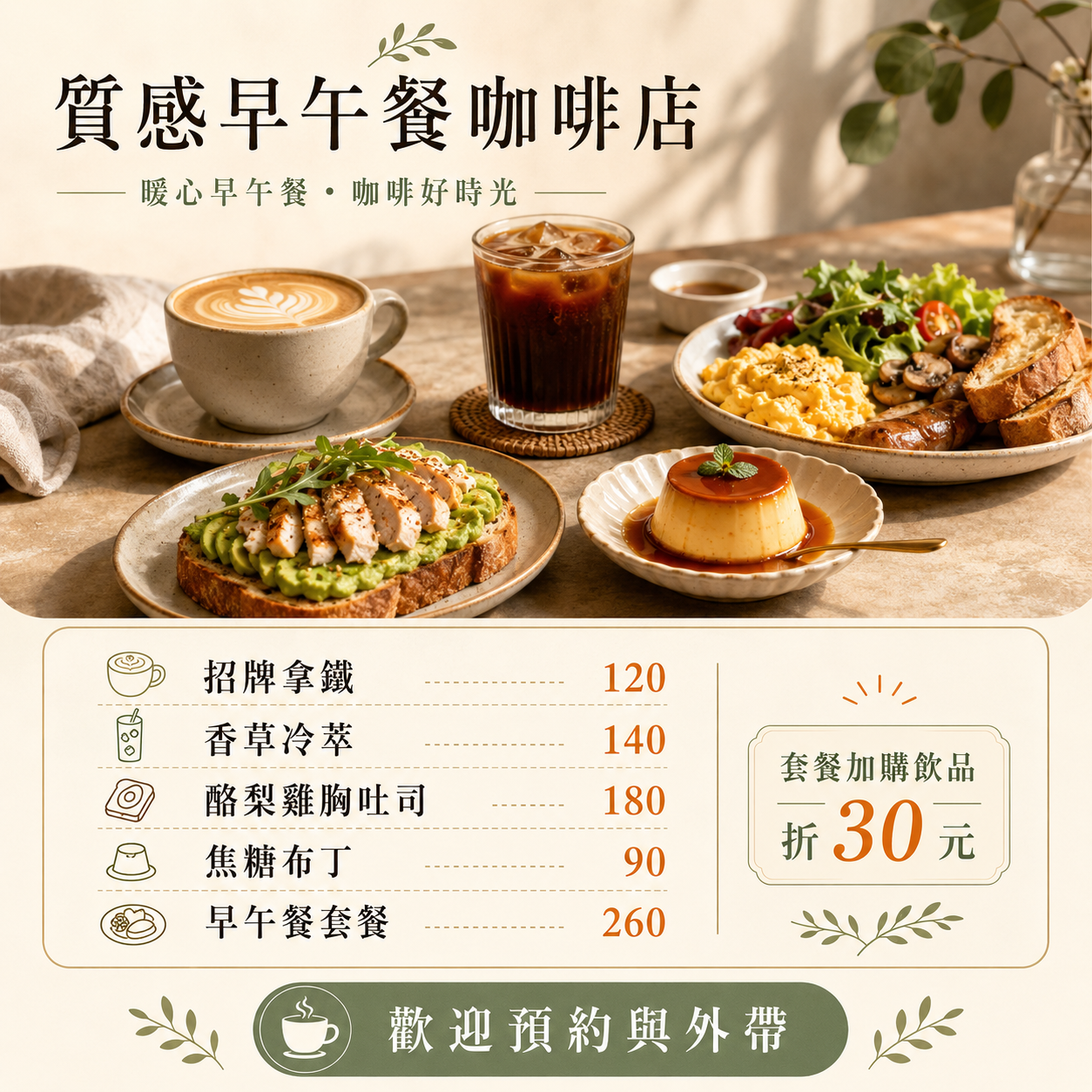 Menus et listes de services